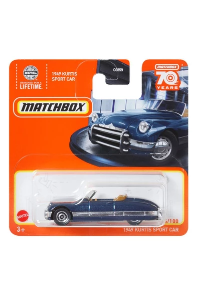 1949 Kurtis Sport Car Matchbox Tekli Arabalar C0859 A4R6V7GHV