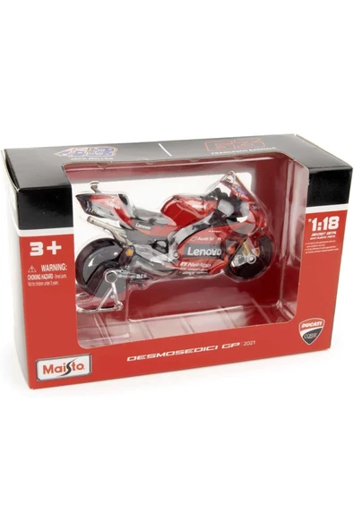 Maisto 1:18 Ducati Desmosedici GP 2021 / 43 Jack Miller / 63 Francesco Bagnaia