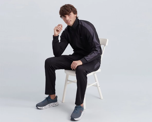 Skechers M Micro Essential Suit S212165-001 Erkek Günlük Eşofman Takımı - 2