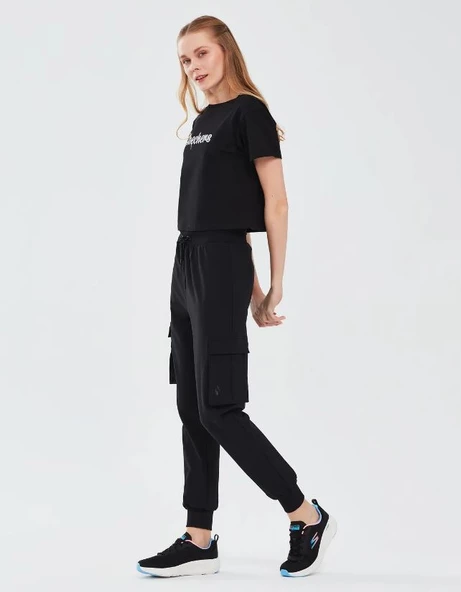 Skechers Micro Collection W Jogger Woven Pant S222169 Kadın Eşofman Altı Jogger Pantolon - 4
