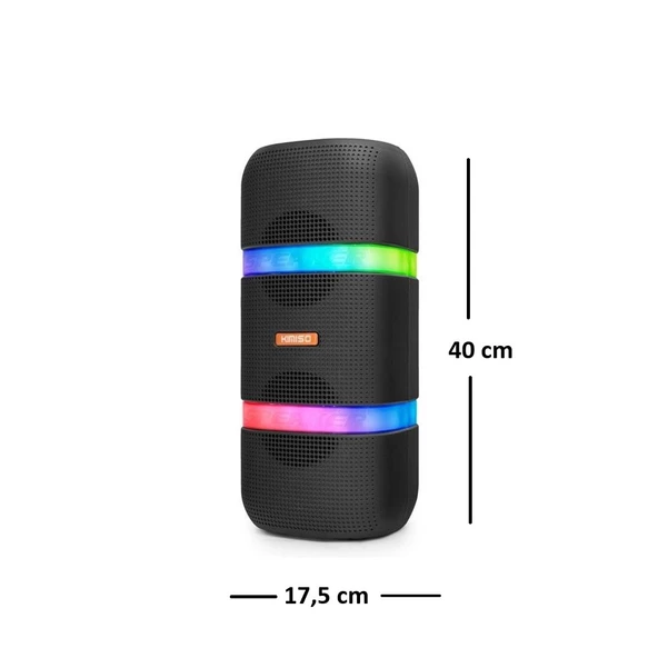 Kımıso QS3635 Hoparlör Rgb Led Fm Radyo 2x5w - 3