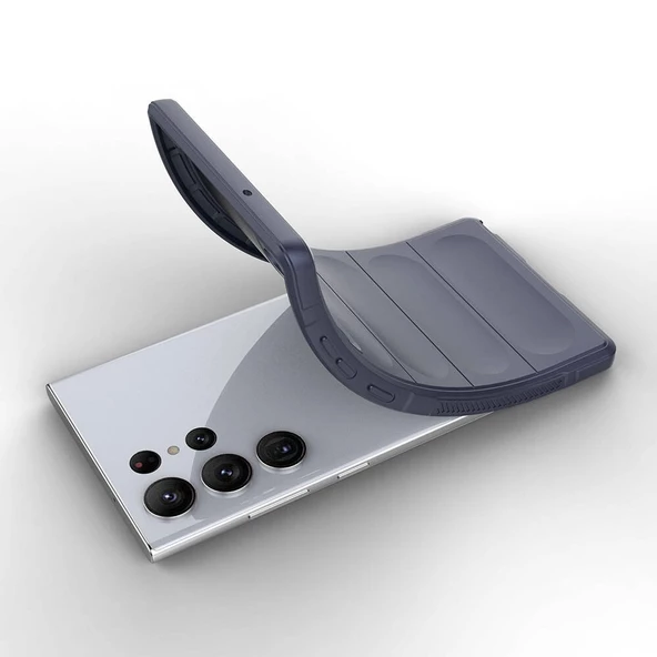 Galaxy S23 Ultra Kılıf Esnek TPU Oyuklu Arka Yüzey Tasarımlı Redclick Etnik Silikon Kapak - Resim 2