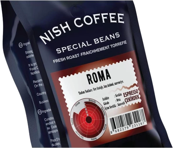 Nish Espresso Roma Kahve 250 gr - 2
