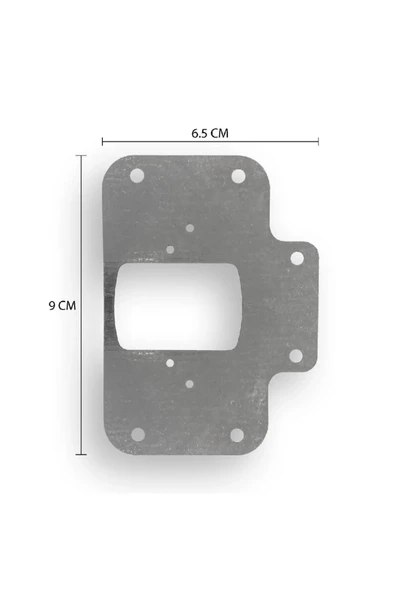 Menteşe Tamir Sacı Pratik Paslanmaz Dolap Tamir Onarım Kiti Kapak Menteşe Tamir Onarım Seti 2 Adet - 8