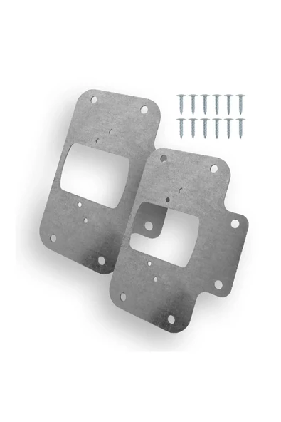 Menteşe Tamir Sacı Pratik Paslanmaz Dolap Tamir Onarım Kiti Kapak Menteşe Tamir Onarım Seti 2 Adet - 6