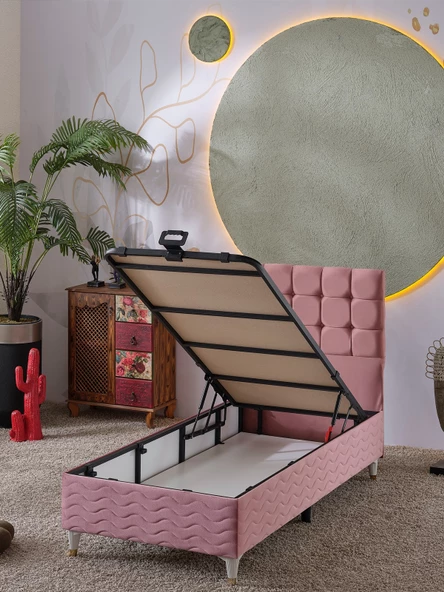 Beehanem 120x200 Bengü Baza+başlık (yataksız) - 2