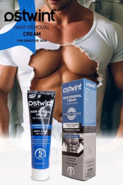 Ostwint Hassas Ciltler İçin Tüy Dökücü Krem Erkek 100 ml - 2