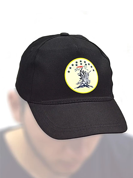 Nart Sosruko Baskılı Siyah Şapka - 6