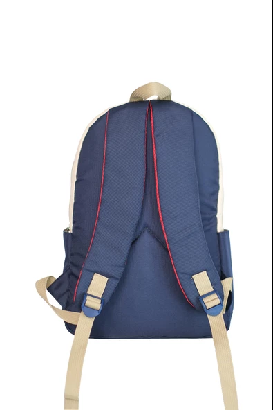 Çocuk Kol Saati Hediyeli Cambridge Polo Club Büyük Kapasiteli Çocuk Okul Çantası CPC.C3015 - 5