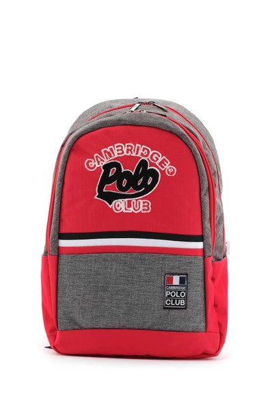 Çocuk Kol Saati Hediyeli Cambridge Polo Club Büyük Kapasiteli Çocuk Okul Çantası CPC.4038.C0003 - 5