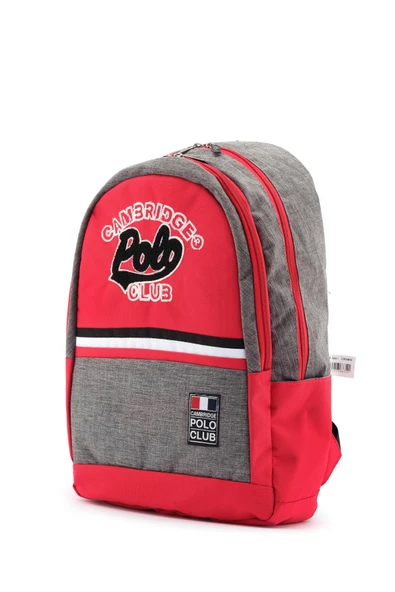 Çocuk Kol Saati Hediyeli Cambridge Polo Club Büyük Kapasiteli Çocuk Okul Çantası CPC.4038.C0003 - 4