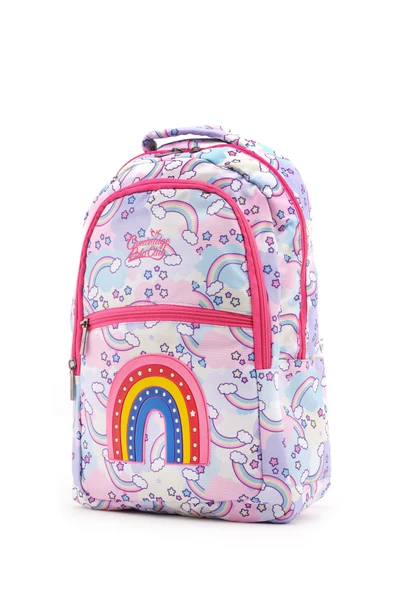 Çocuk Kol Saati Hediyeli Cambridge Polo Club Büyük Kapasiteli Çocuk Okul Çantası CPO.C4049 - 3