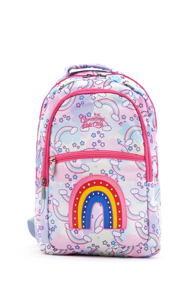 Çocuk Kol Saati Hediyeli Cambridge Polo Club Büyük Kapasiteli Çocuk Okul Çantası CPO.C4049 - 2