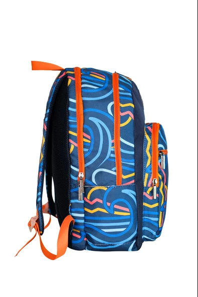 Çocuk Kol Saati Hediyeli Cambridge Polo Club Büyük Kapasiteli Çocuk Okul Çantası CPO.4092.C011 - 4