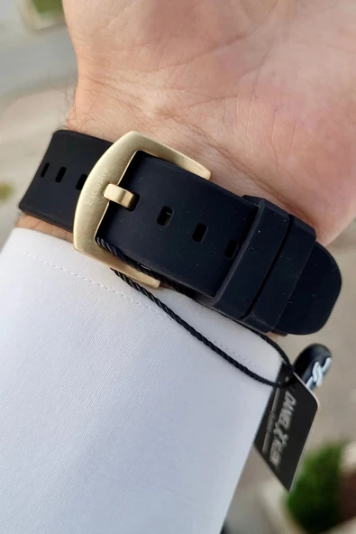 Daniel Klein DKISTE1277 Kasası Gold Kordonu Siyah Renk İç Göstergeleri Aktif Hediye Paketli Erkek Kol Saati - Resim 5