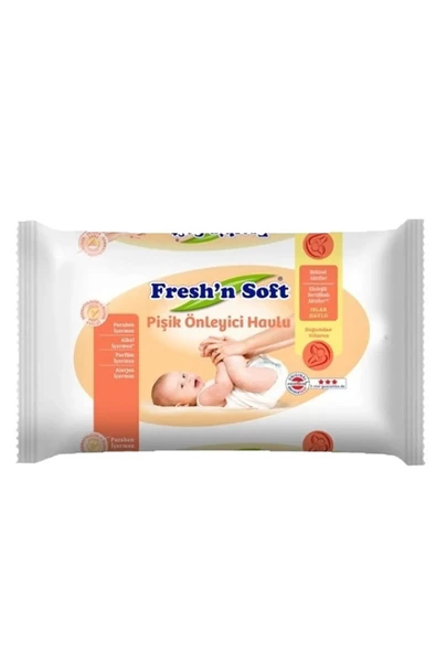 Fresh'n Soft Baby Pişik Önleyici Islak Havlu 40 Yaprak