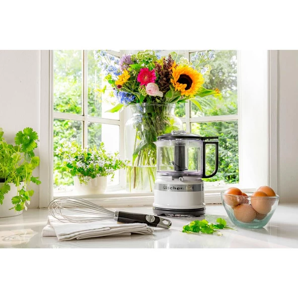 KitchenAid 5KFC3516EWH White 240W Mini Mutfak Robotu - 5