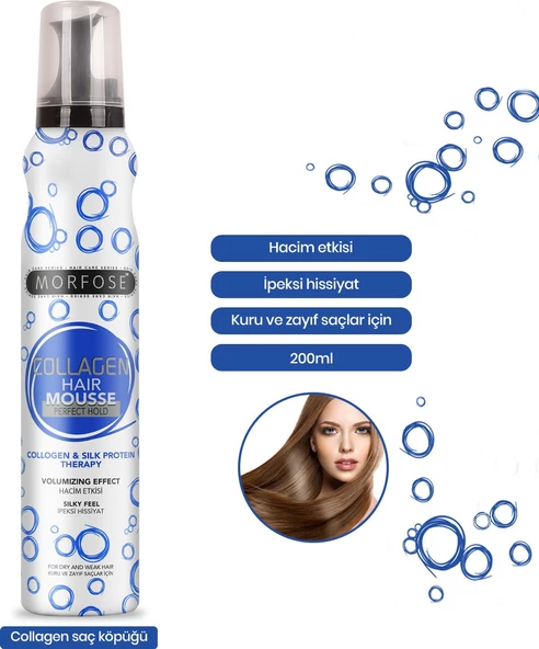 Morfose Collagen Saç Köpüğü 200 Ml - 2