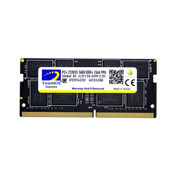 16 GB DDR4 2666 TWINMOS MDD416GB2666N NB