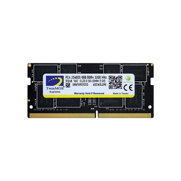 8 GB DDR4 3200 TWINMOS MDD48GB3200N NB