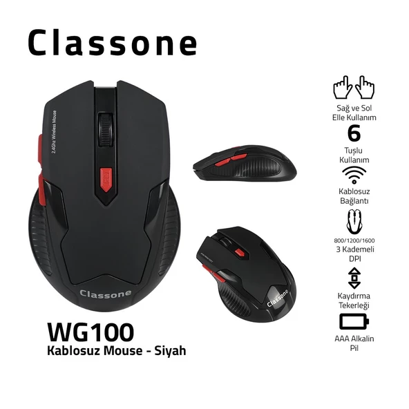 Classone WG100 Kablosuz Mouse