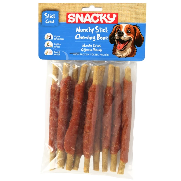 Snacky Munchy Ördek Sargılı Köpek Ödül 10'lu 13cm 120gr