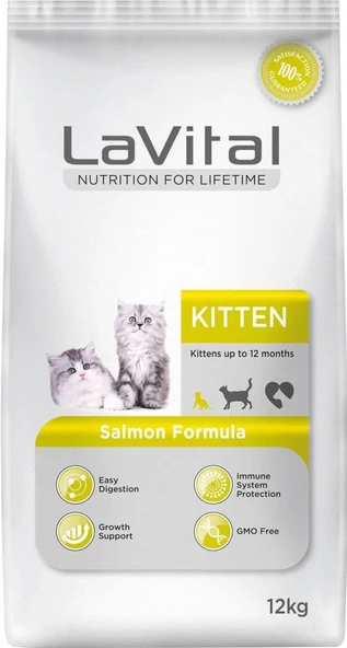 La Vital Somonlu Yavru Kedi Mamasi 12 Kg