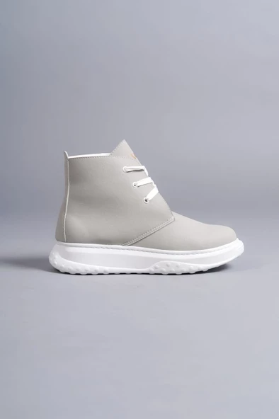 Franca Bağcıklı Süet Erkek Spor Bot BT Gri - 4