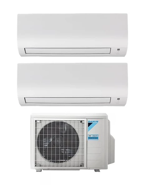 Daikin Shira Plus Multi Split Inverter Klima 1+2 Sistem (4MXM80) 12+18 BTU 8,0 kW R32 Dış Ünite