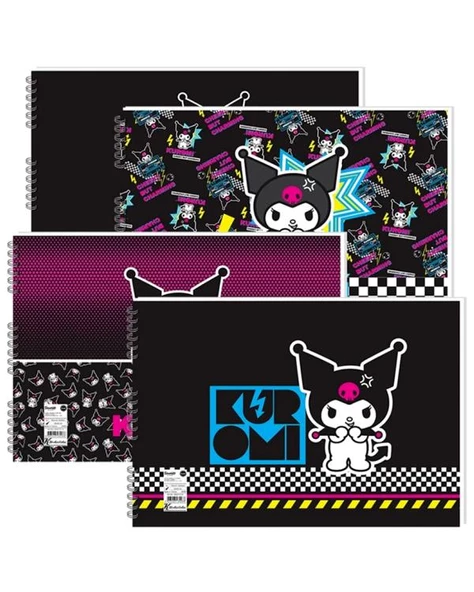 Keskin Color Kuromi 25x35 15 Yaprak Spiralli Resim Defteri - 2