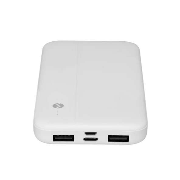 S-LINK IP-G10N, Beyaz, 10.000mAh, 2xUSB, 1xMicro USB, 1xType-C, 4 LED Göstergeli, PowerBank - 2