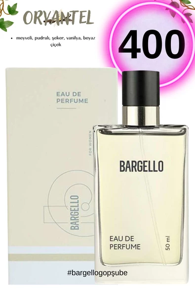 400 Oriental Kadın Parfüm 50ml Edp