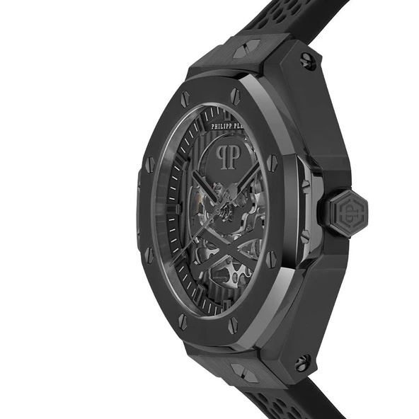 Philipp Plein PWPFA0924 Siyah Çelik Erkek Kol Saati - Resim 2