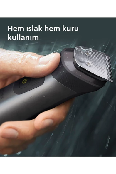 15'i 1 Arada Erkek Bakım Seti Mg7950/15-yüz/saç/vücut (ISLAK/KURU KULLANIM) - 4