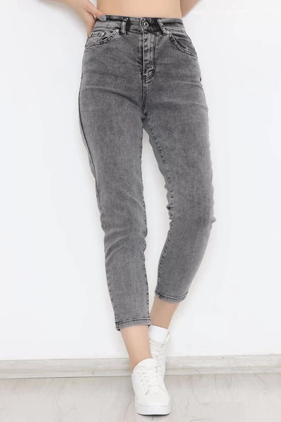 Baskılı Oversize Bisiklet Yaka T-shirt - Beyaz - 3