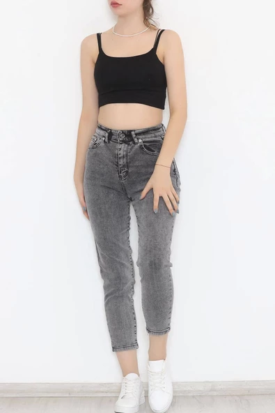 Baskılı Oversize Bisiklet Yaka T-shirt - Beyaz - 4