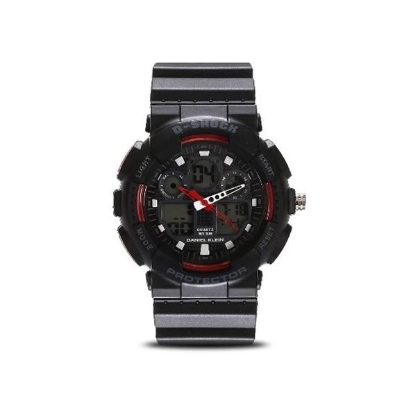 Daniel Klein D-SHOCK Turkuaz Analog&Dijital Unisex Kol Saati - 3