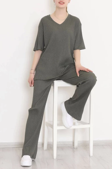 Siyah Büzgülü Kolsuz Elbise - 5