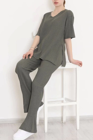 Siyah Büzgülü Kolsuz Elbise - 3