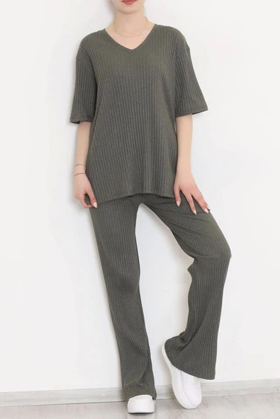 Siyah Büzgülü Kolsuz Elbise - 6