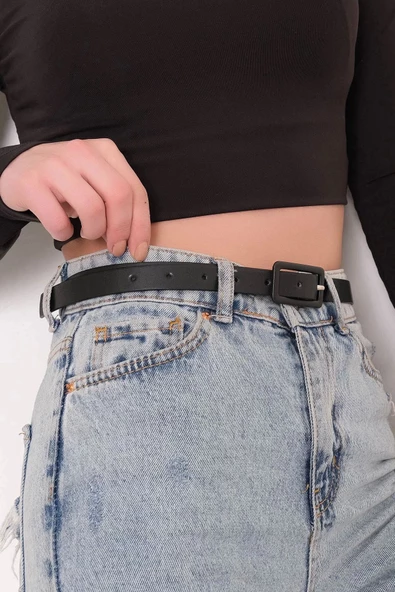 Mavi Likralı Kot Jile Elbise - 4