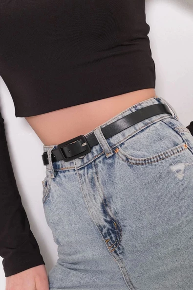 Mavi Likralı Kot Jile Elbise - 3