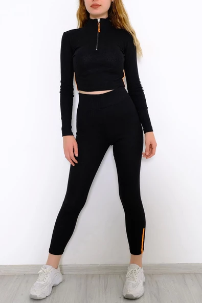 Baskılı Oversize T-shirt - Siyah