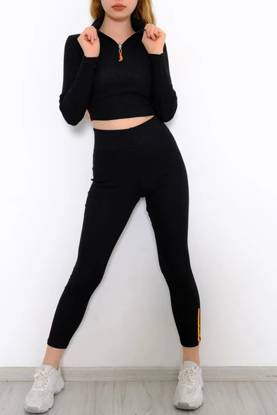 Baskılı Oversize T-shirt - Siyah - 8