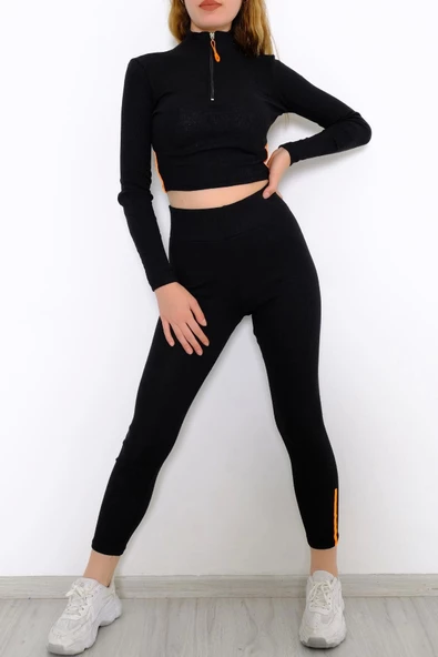 Baskılı Oversize T-shirt - Siyah - 7