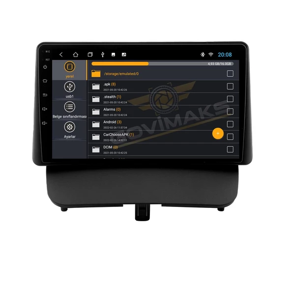 FORD COURIER DELÜX PAKET UYUMLU 2 GB RAM 32 GB HAFIZA ANDROID MULTIMEDIA TEYP - Resim 10