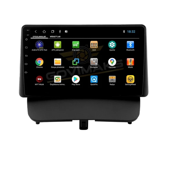 FORD COURIER DELÜX PAKET UYUMLU 8 GB RAM 128 GB HAFIZA ANDROİD MULTİMEDİA TEYP - Resim 2