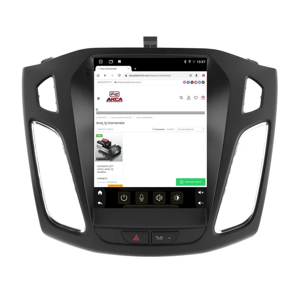 FORD FOCUS 3-4 2012-2018 UYUMLU TESLA 4 GB RAM 64 GB HAFIZA ANDROID MULTIMEDIA TEYP - Resim 11