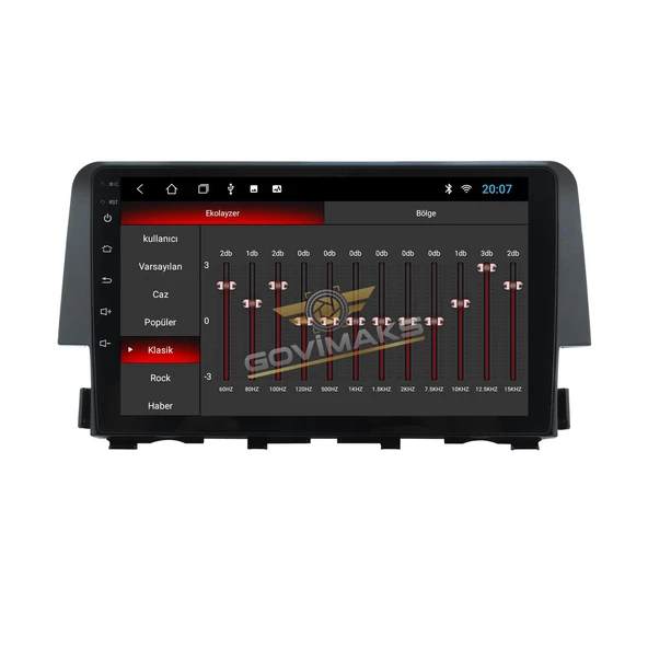 HONDA CİVİC FC5 2016-2021 UYUMLU 4 GB RAM 64 GB HAFIZA ANDROID MULTIMEDIA TEYP - Resim 8