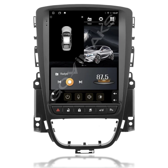 OPEL ASTRA J 2009-2016 UYUMLU TESLA 4 GB RAM 64 GB HAFIZA ANDROID MULTIMEDIA TEYP ürün görseli 1